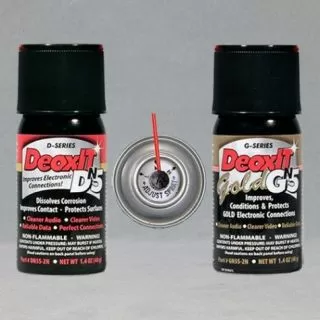 CAIG DeoxIT Gold Mini-Sprays (Non-Flammable, NO DRIP sprays) DGN5S-2N