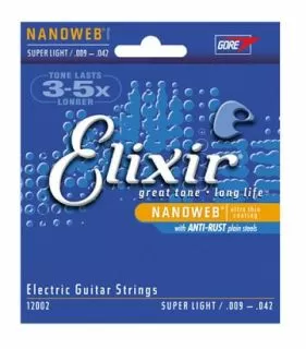 Elixir Nanoweb Electric Super Light 9-42 (E12002)