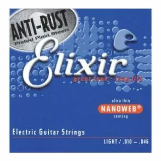 Elixir Nanoweb Electric Guitar Light (10-46) (E12052)