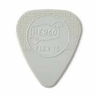 Dunlop Herco 66 Vintage - Heavy Yo Ho Silver Plectrum (x6 Pack)