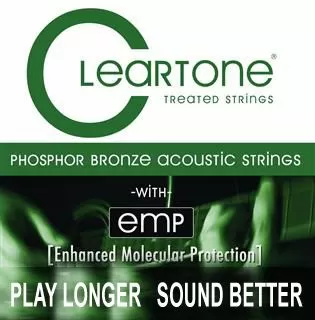 Cleartone Coated Acoustic Bronze 80/20 Strings 11-52