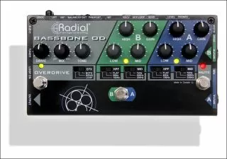 Radial Bassbone OD 2-Channel Bass Preamp
