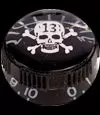 guitar Tech Control Knob Skull & Xbones (Black) GT651