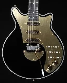 Brian may Guitar Black / Gold