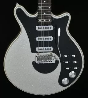 Brian May Guitars Silver Sparkle