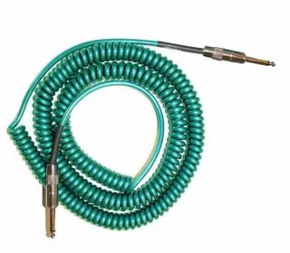 Lava Retro Coil Cable (Metalic Green) LCRCMG