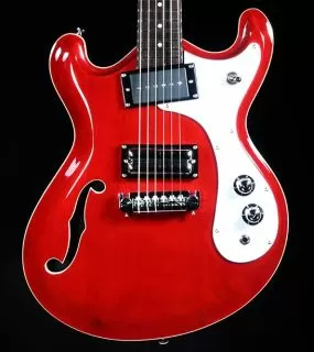 Danelectro 66 Guitar in Trans Red
