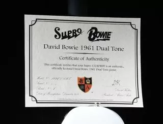 Supro David Bowie HT Dualtone Ltd Edition, White