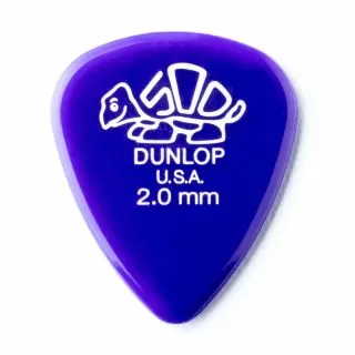 Dunlop Delrin Dark Purple Guitar Pick 2.00mm