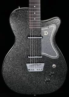 56 Baritone Electric Guitar - Black Sparkle