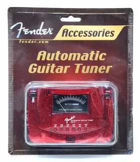 Fender AG6 Guitar and Bass Tuner Red Sparkle