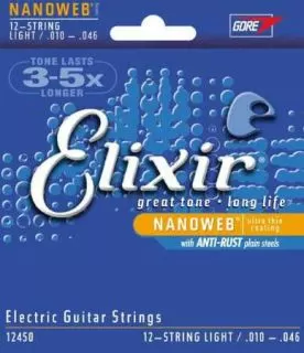 Elixir Nanoweb Electric 12 String Light (E12450)