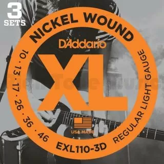 D'Addario EXL110 Regular Triple Packs