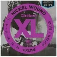 EXL156 Nickel Wound Bass VI Strings (24-84)