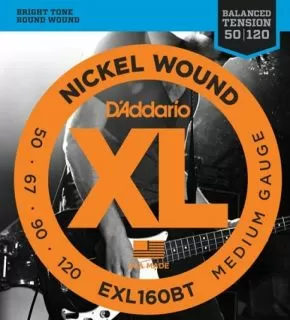 D'Addario EXL160BT Nickel Wound, Balanced Tension Medium, 50-120, Long Scale