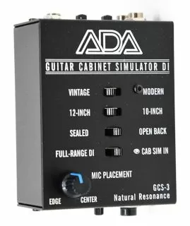 ADA GCS-3 - Guitar Cabinet Simulator & DI Boxes