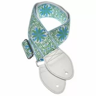 Souldier Guitar Strap Miami Turquoise & Lime