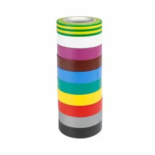 Adam Hall Insulating Tape 0.13 x 1mm (10m set of 10 colors)
