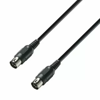 Adam Hall Midi Cable 75cm in Black