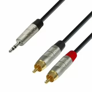 Audio Cable REAN 3.5 mm Jack stereo to 2 x RCA male 3m