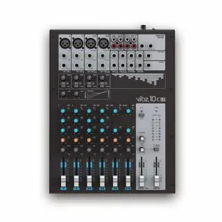 LD Systems 10 Channel Mixing Console with Compressor - VIBZ 10 C