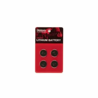 Planet Waves D'Addario CR2032 Lithium Battery, 4-pack