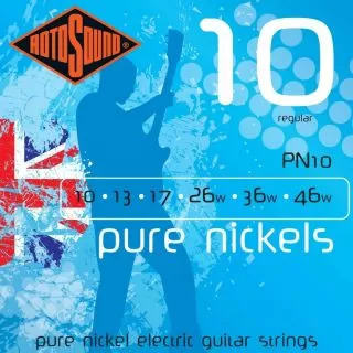 Rotosound PN10 Pure Nickels Electric, Regular, 10-46