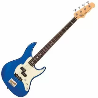 Perception 4 String Bass Guitar - Candy Apple Blue