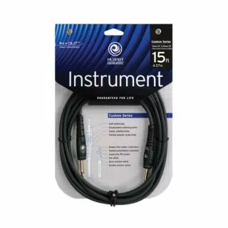 Planet Waves PW-G-15 Custom Series Instrument Cable, 15 feet