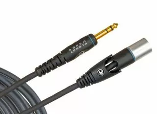 Planet Waves Custom Series Mic Cable, XLR Male - 1/4 Inch, 5 feet