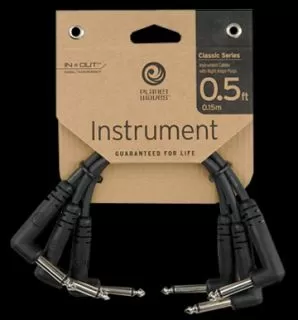 Planet Waves Planet Waves PW-CGTP-305 6' Right Angle Patch Cables 3 Pack