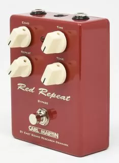 Red Repeat Delay Pedal