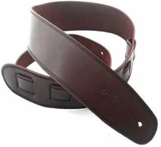 DSL Leather 2.5 Inch Brown with Black Stitching SGE25-17-1