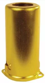 Tube shield - for 9-pin miniature, aluminum (Yellow)
