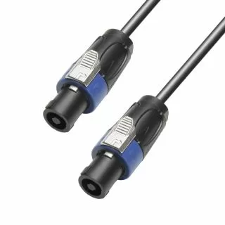 Adam Hall Speaker Cable K4S215SS0300 3M in Black (2-Pole Connectors)