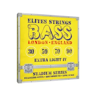 Elites Stadium 30-90 Stainless Steel Bass Strings, Long Scale