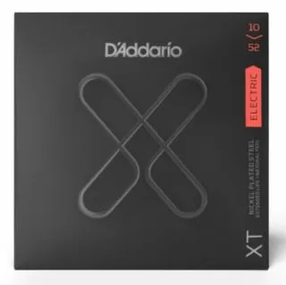 D'Addario XTE1052, XT Electric Nickel Plated Steel, Light Top/Heavy Bottom, 10-52